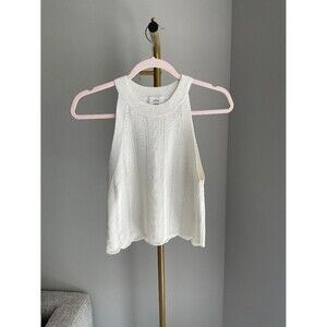 Aritzia Wilfred Halter Knit Crop Tank